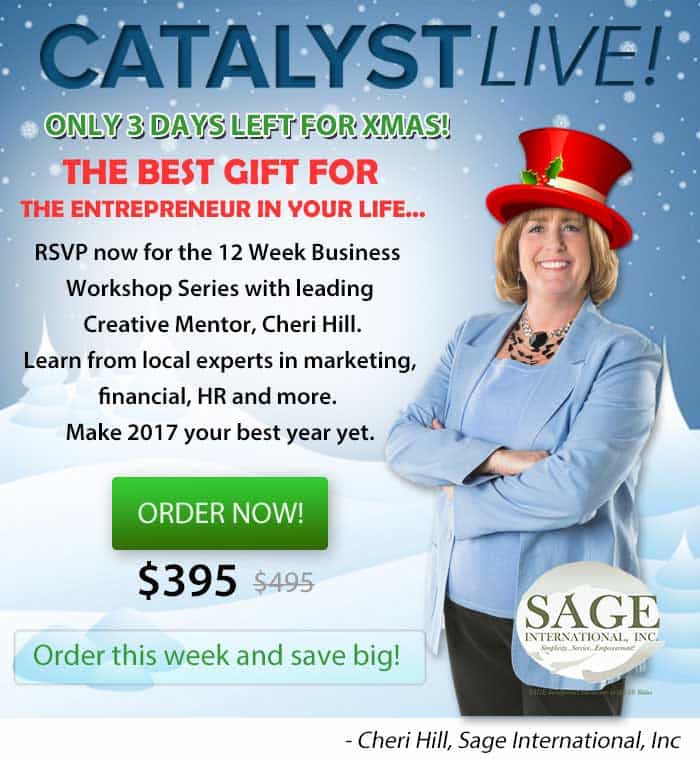 Reno Business Xmas Deal! Catalyst Live! Reno Workshop Series