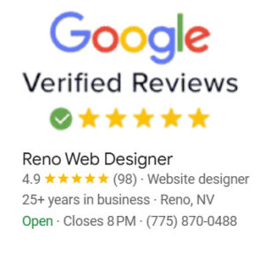 Local web designer near me Reno and Sparks Nv
