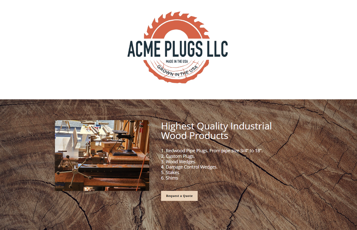Wood Pipe Plugs Specialist in Reno